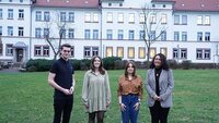 Internationale Mercuri-Studierende auf dem Campus der TH Aschaffenburg