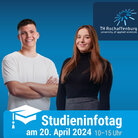 Vorschaubild mit zwei Student*innen für den Studieninfotag an der Technischen Hochschule Aschaffenburg.
