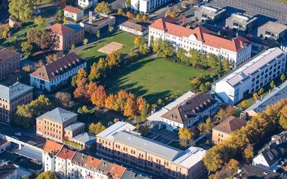 Der Campus der TH AB aus der Vogelperspektive