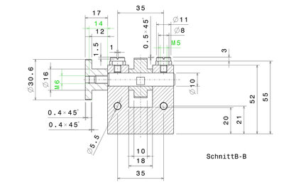 Ein 3D-Modell aus einem CAD Programm.